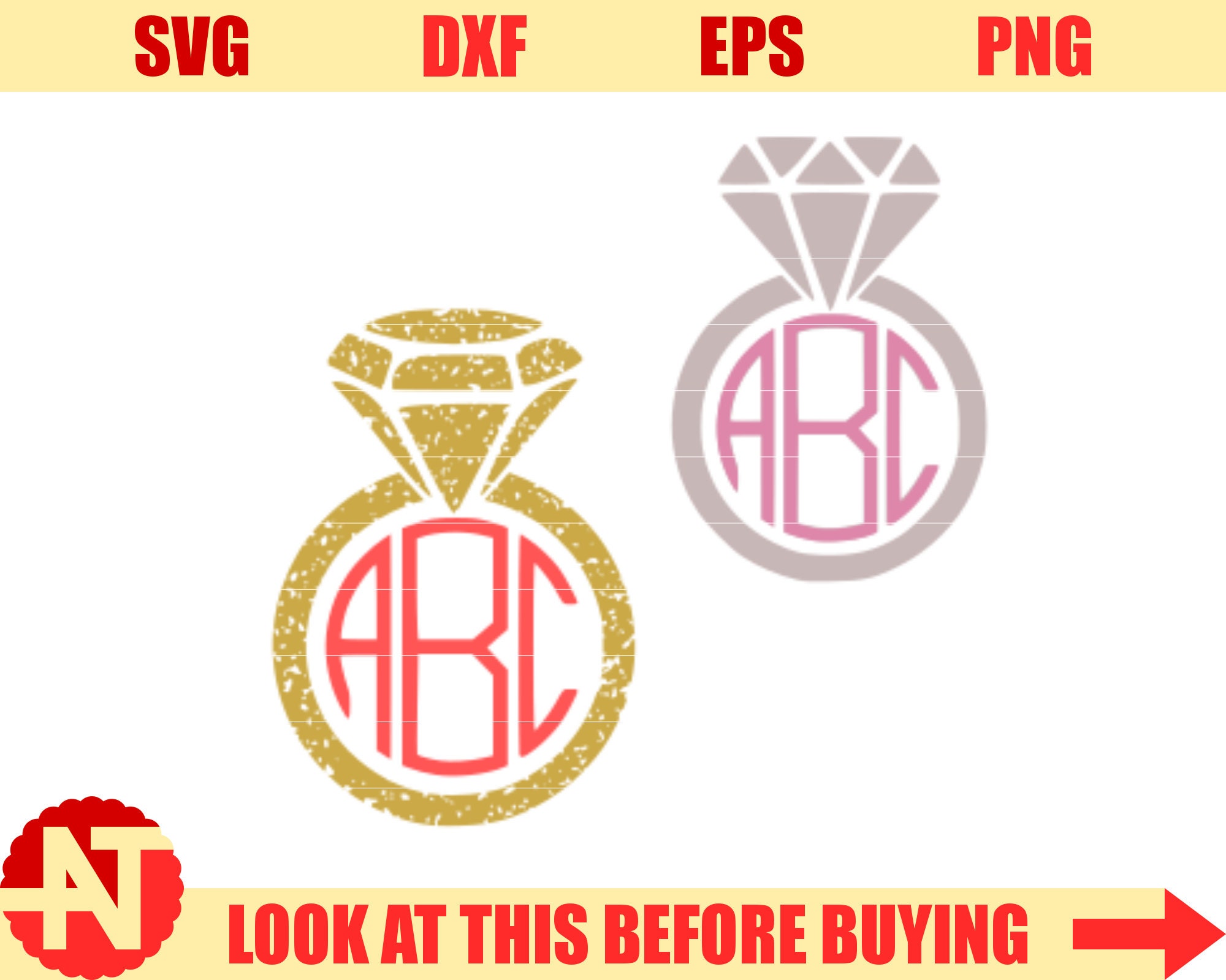 Download Diamond Ring Svg diamond monogram svg diamond svg Svg ...