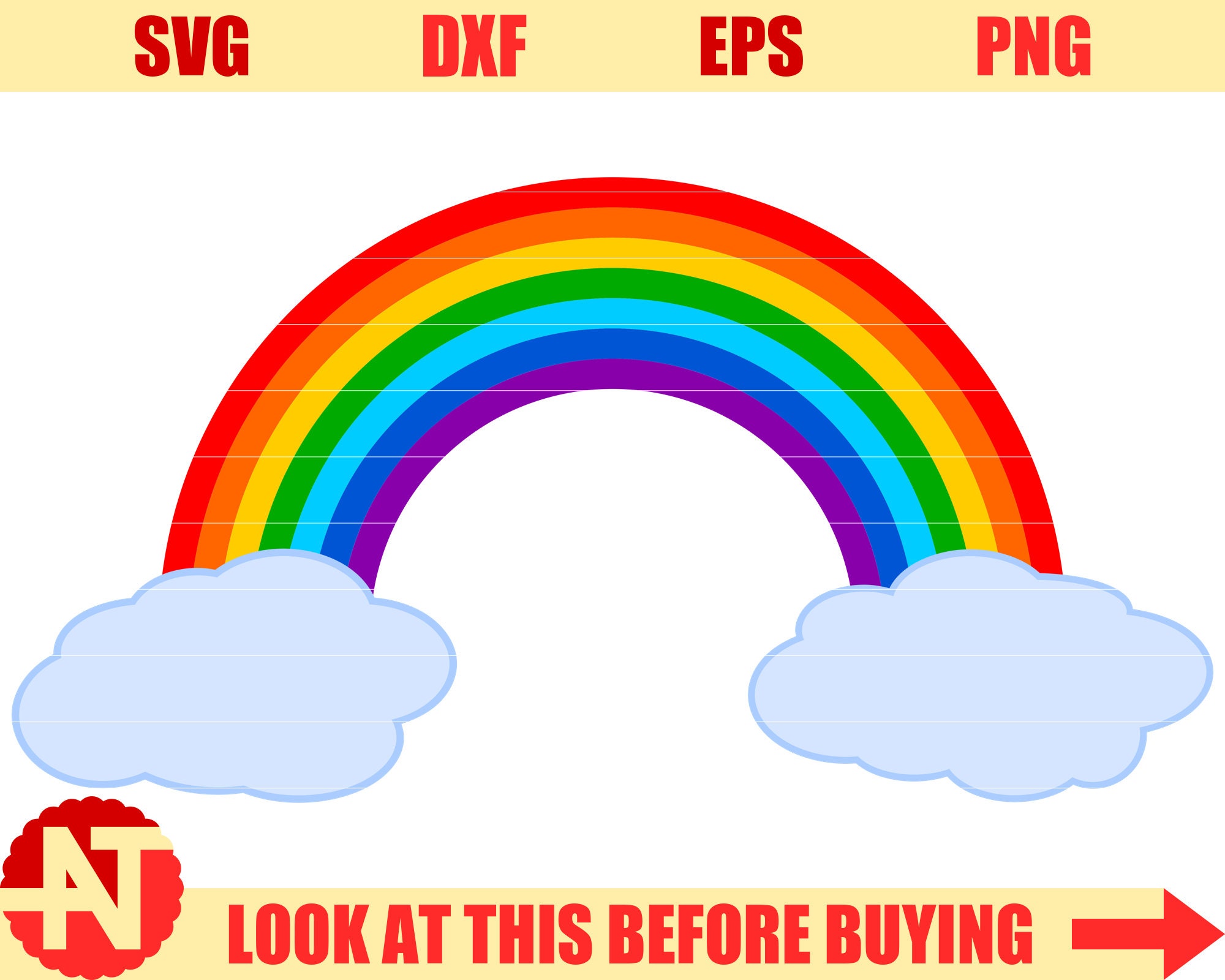 Download Rainbow svg Rainbow clipart Rainbow baby Rainbow cut file ...