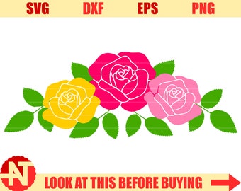 Floral swag svg flower svg svg flowers flower svg files floral svg svg files for cricut files for silhouette SVG Cutting File