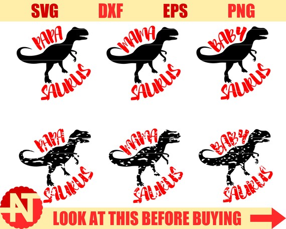 Download Mamasaurus SVG Babysaurus svg Papasaurus svg Dinosaur svg ...