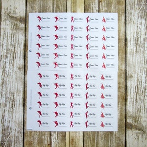 Dance Class sticker, hip hop sticker, dance sticker, planner sticker, functional sticker, reminder sticker