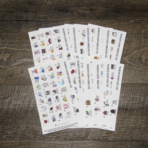 Wacky Holidays, 2025 Wacky Holidays, Silly Holidays, National holiday stickers, planner stickers, Functional planner stickers