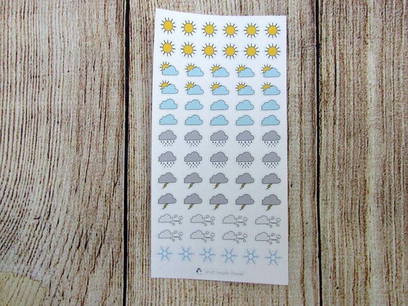 Windweather Sticker Hand Drawn Weather Stickers, Weather Icons, Weather Stickers, Weather ...