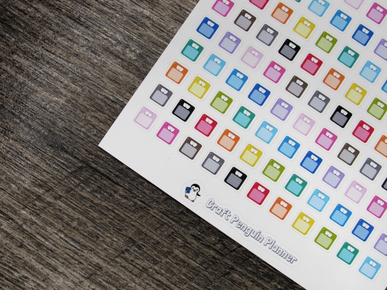 Scale Volume Sticker TINY Scale Sticker, Weight Scale Sticker, Weight Tracking, Weigh in ...