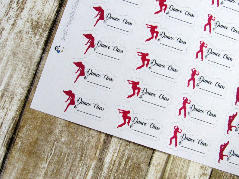 Dance Class Sticker Hip Hop Sticker Dance Sticker Planner Etsy