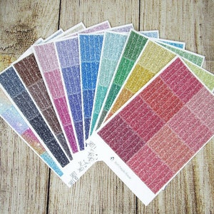 Glitter Headers, Glitter header stickers, functional sticker