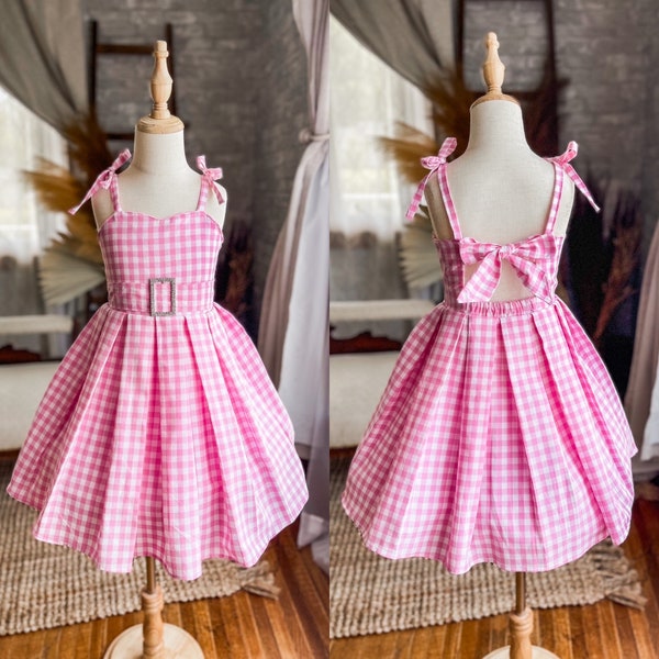 Margo Robbie doll movie inspired child’s dress