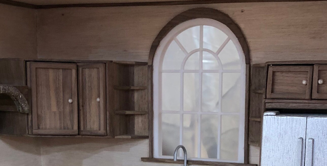 Küchenecke Schrank mit Regalen Puppenhaus Bauernhaus Küche | Etsy