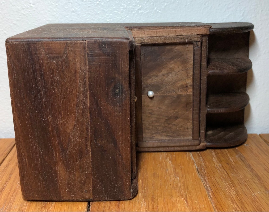 Küchenecke Schrank mit Regalen Puppenhaus Bauernhaus Küche | Etsy