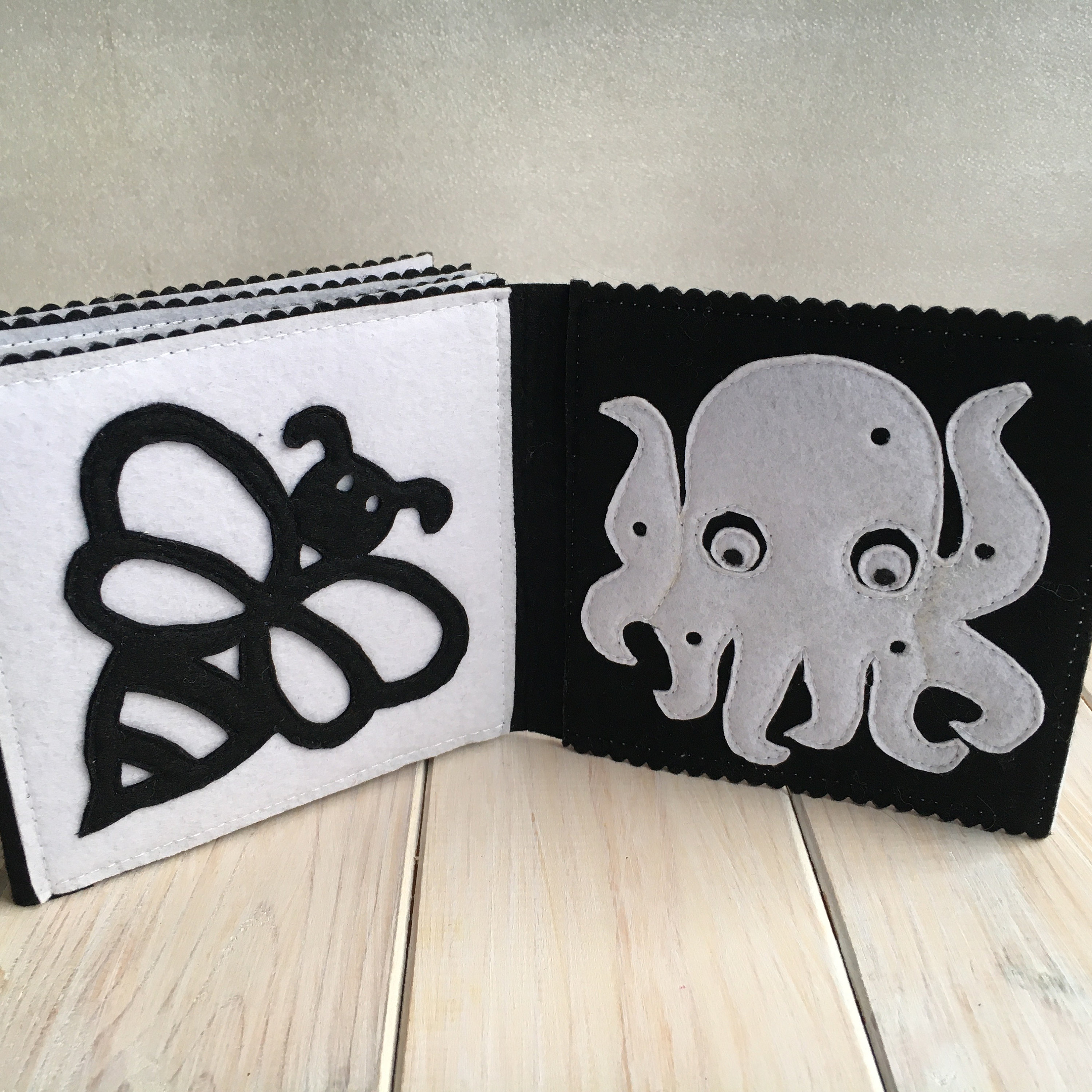 Black and White High Contrast Baby Cards for Visual Etsy