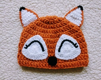 PATTERN Crochet Fox Hat