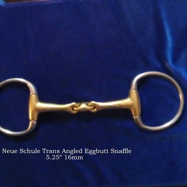 Neue Schule Tranz Angled Lozenge  5.25", 16mm Eggbutt Bit