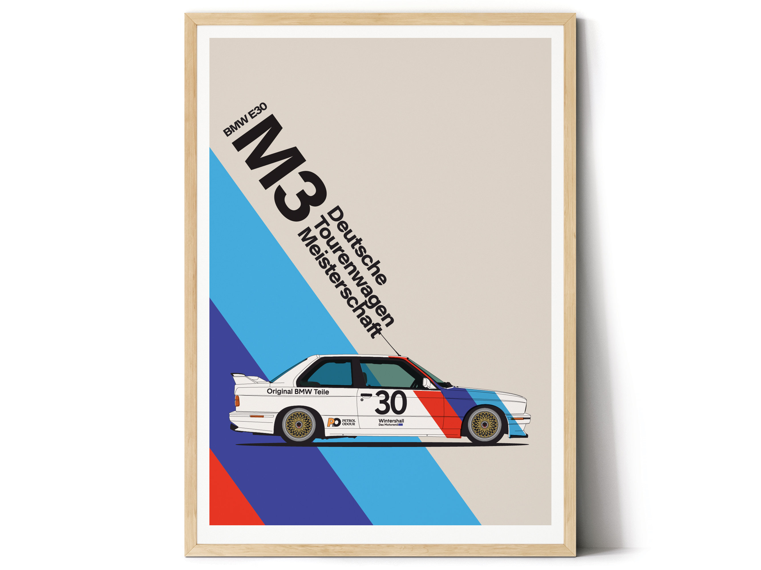 BMW E30 M3 DTM Edition Digital Download Poster - Etsy