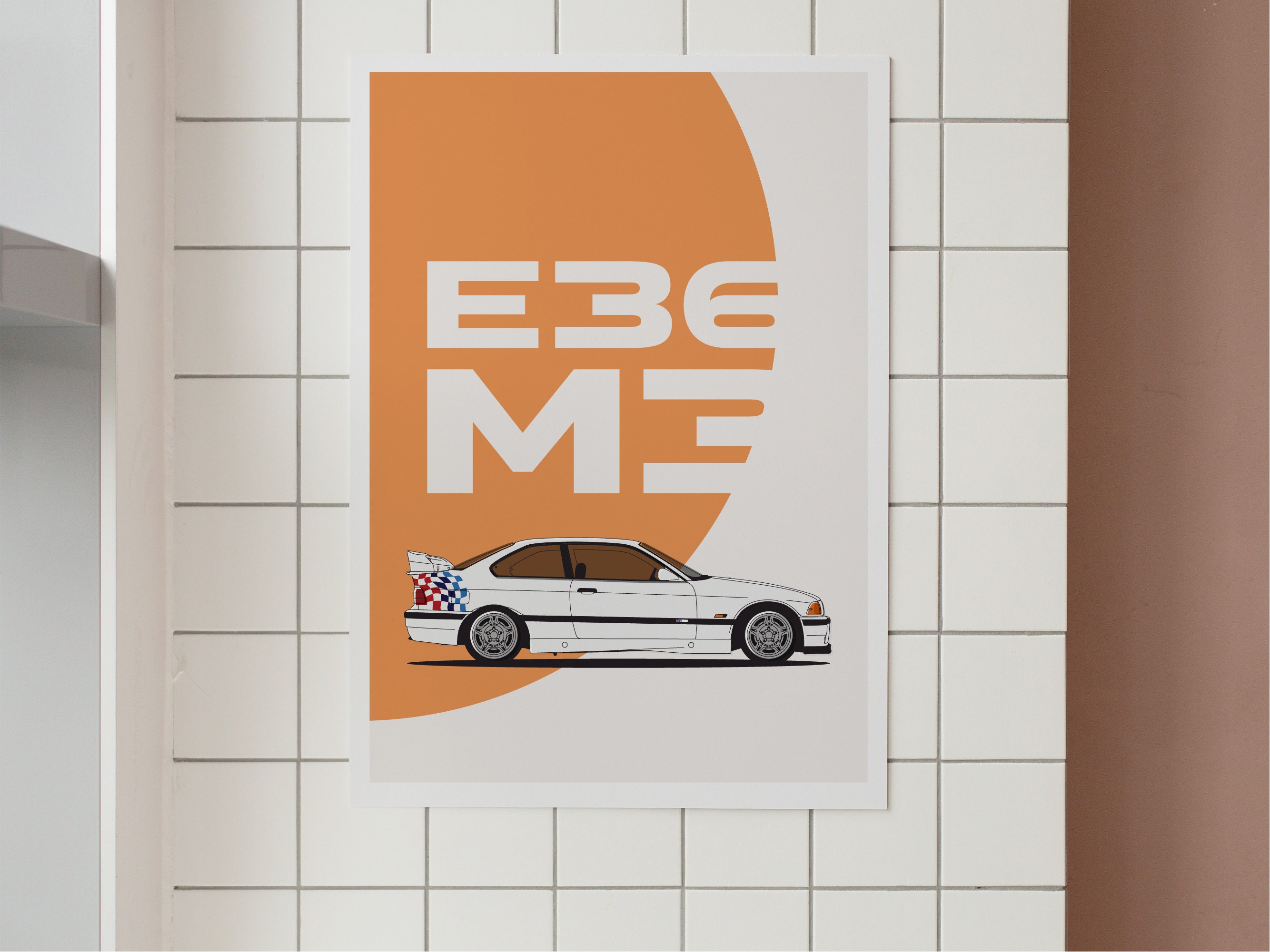 BMW E36 M3 Digital Download Poster - Etsy