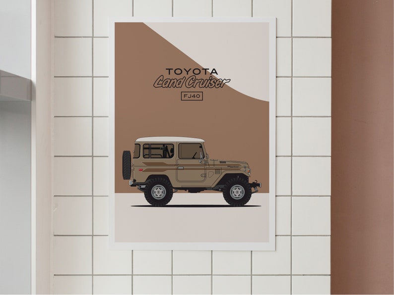 Toyota Land Cruiser FJ40 Digital Download Poster Etsy toyota-land-cruiser-fj40-digital-download-poster-etsy