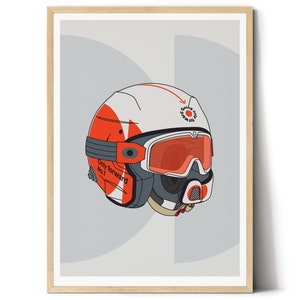 RALLY Art Racing helmet Digital download poster