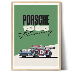 Porsche 911 (964) Martini Racing Digital download poster
