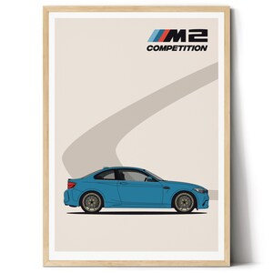 BMW M2 Competotion Digital download poster