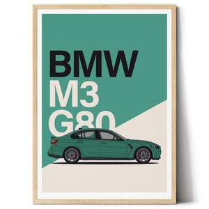 BMW g80 M3 Digital download poster