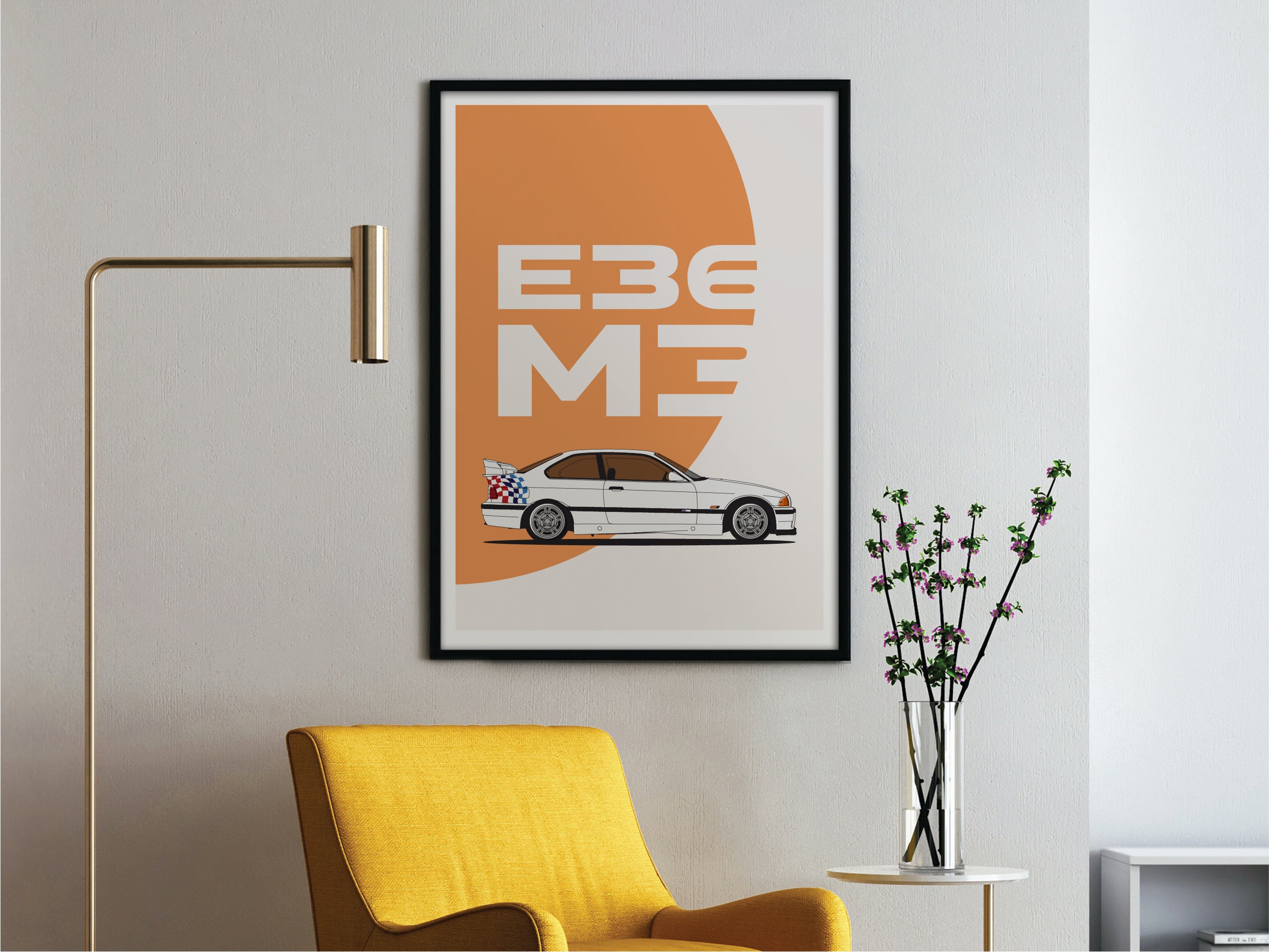 BMW E36 M3 Digital Download Poster - Etsy