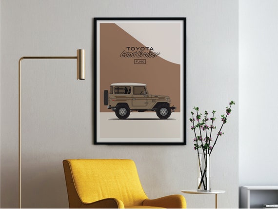 Toyota Land Cruiser FJ40 Digital Download Poster - Etsy