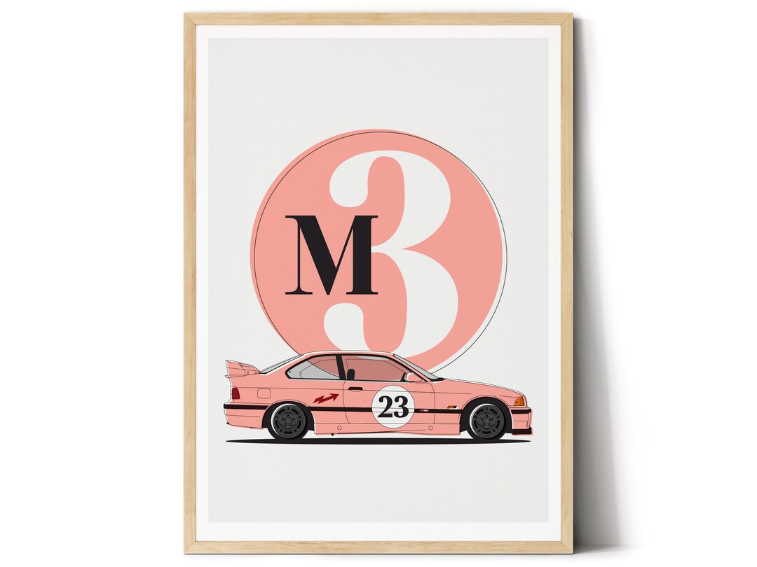 BMW E36 M3 Digital Download Poster - Etsy