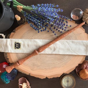 Lacewood Wand, Wooden Wand, Magic Wand, Witch Wand, Wizard Wand, Wiccan Wand, Wood Wand, Gift for the magical person
