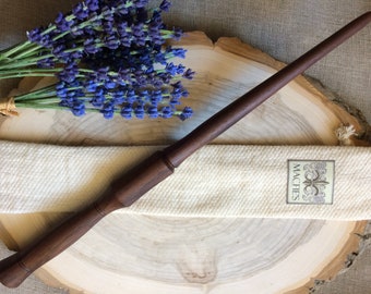 Rosewood Wand, Magic Wand, Wizard Wand, Wiccan Wand, Wooden Wand, Wood Wand