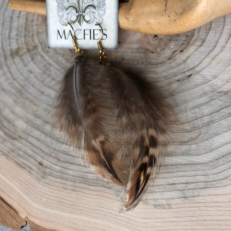 Feather Earrings Feather Jewelry