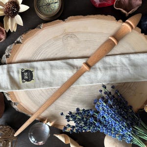 European Beech Wand, Magic Wand, Witch Wand, Wizard Wand, Wiccan Wand, Wood Wand, Wooden Wand, Gift for the magical person