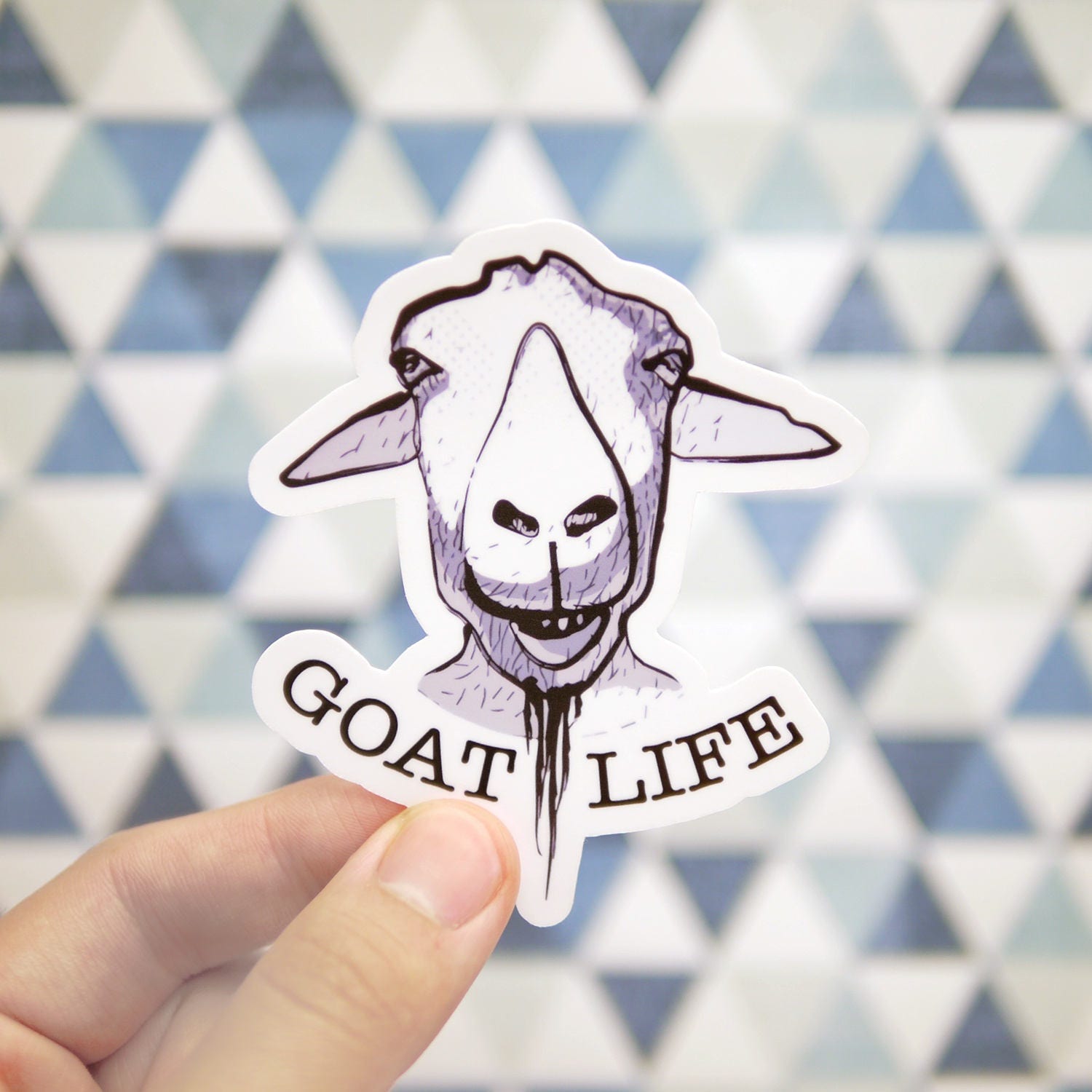 Goat Life Sticker Funny Farm Animal Stickers Funny Goat Etsy