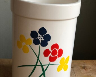 Saltera designs flowers vintage kitchen storage canister
