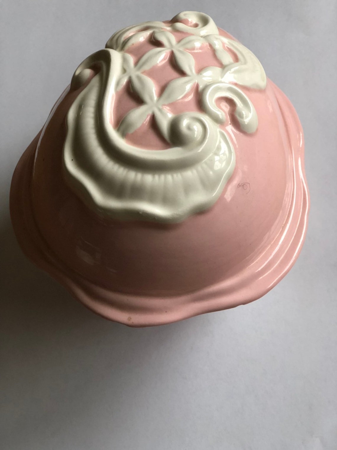 Vintage Mccoy Pink Ceramic Easter Egg/ Candy Dish / Etsy