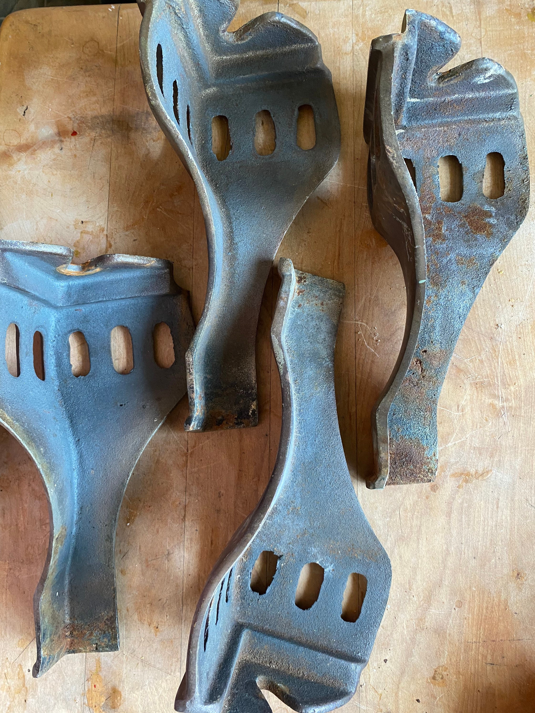 Antique Vintage Furniture Leg Set. Cast Iron. Salvage Stove Etsy
