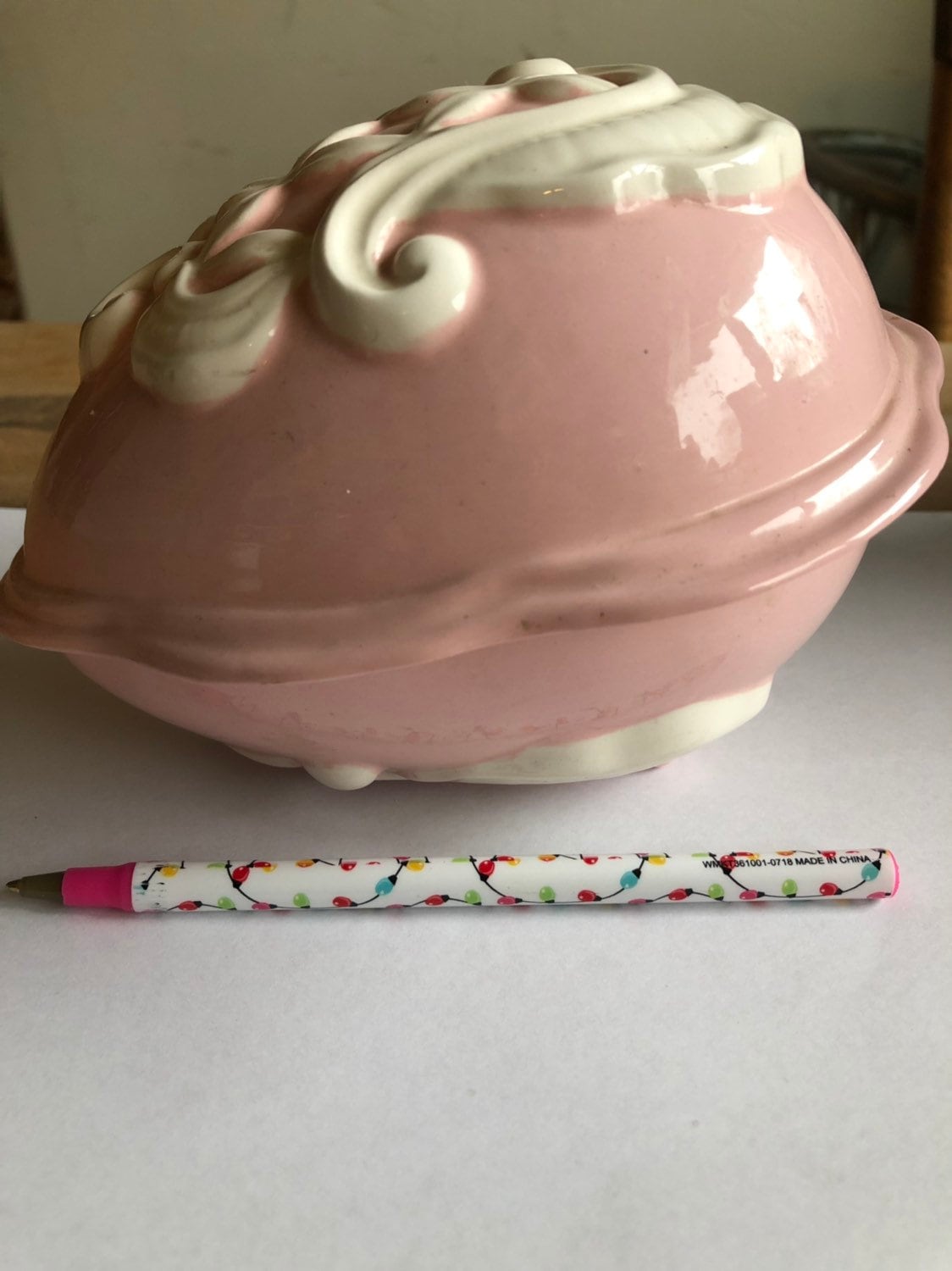 Vintage Mccoy Pink Ceramic Easter Egg/ Candy Dish / Etsy