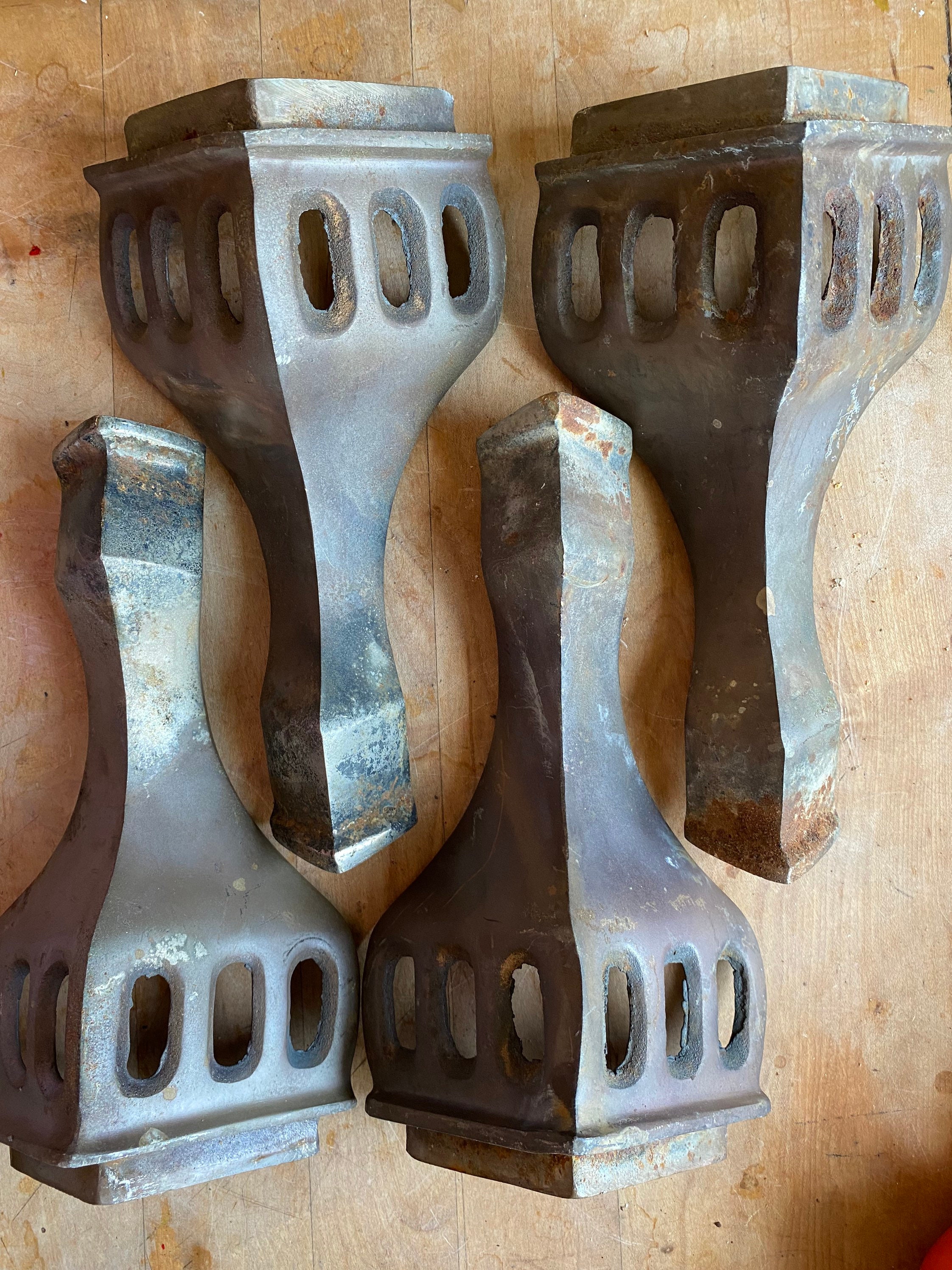 Antique Vintage Furniture Leg Set. Cast Iron. Salvage Stove Etsy