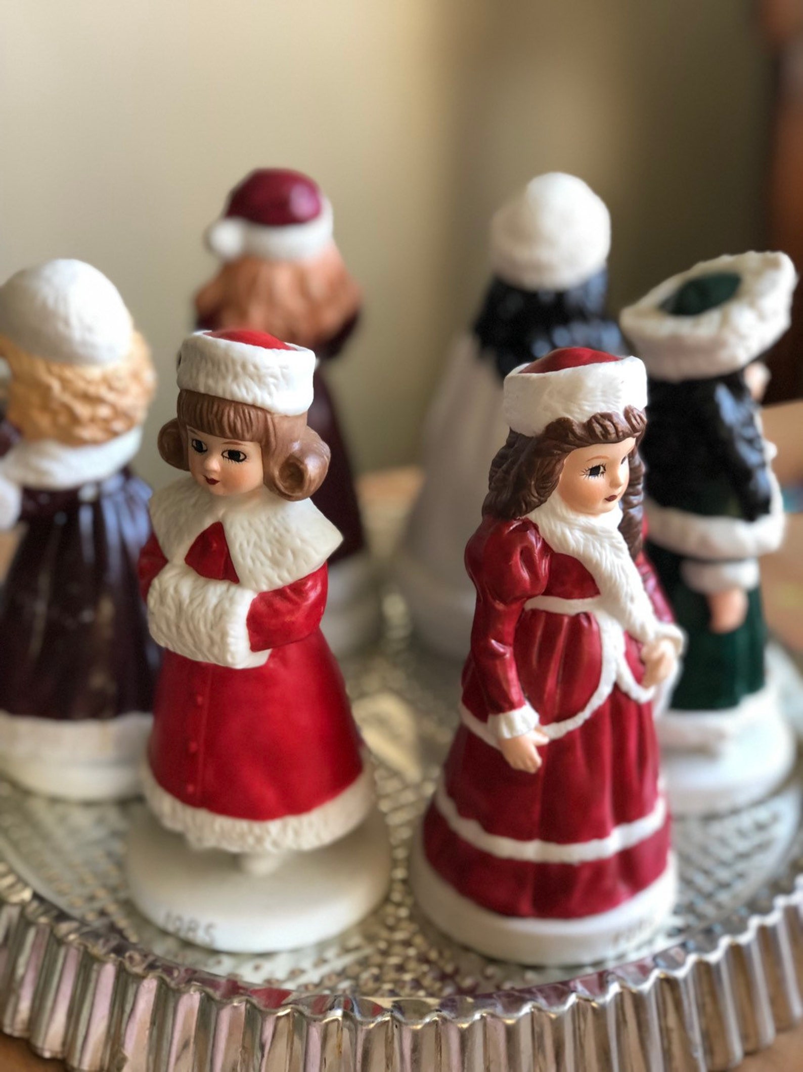 Vintage Set of House of Lloyd Porcelain Girl Figurines Etsy