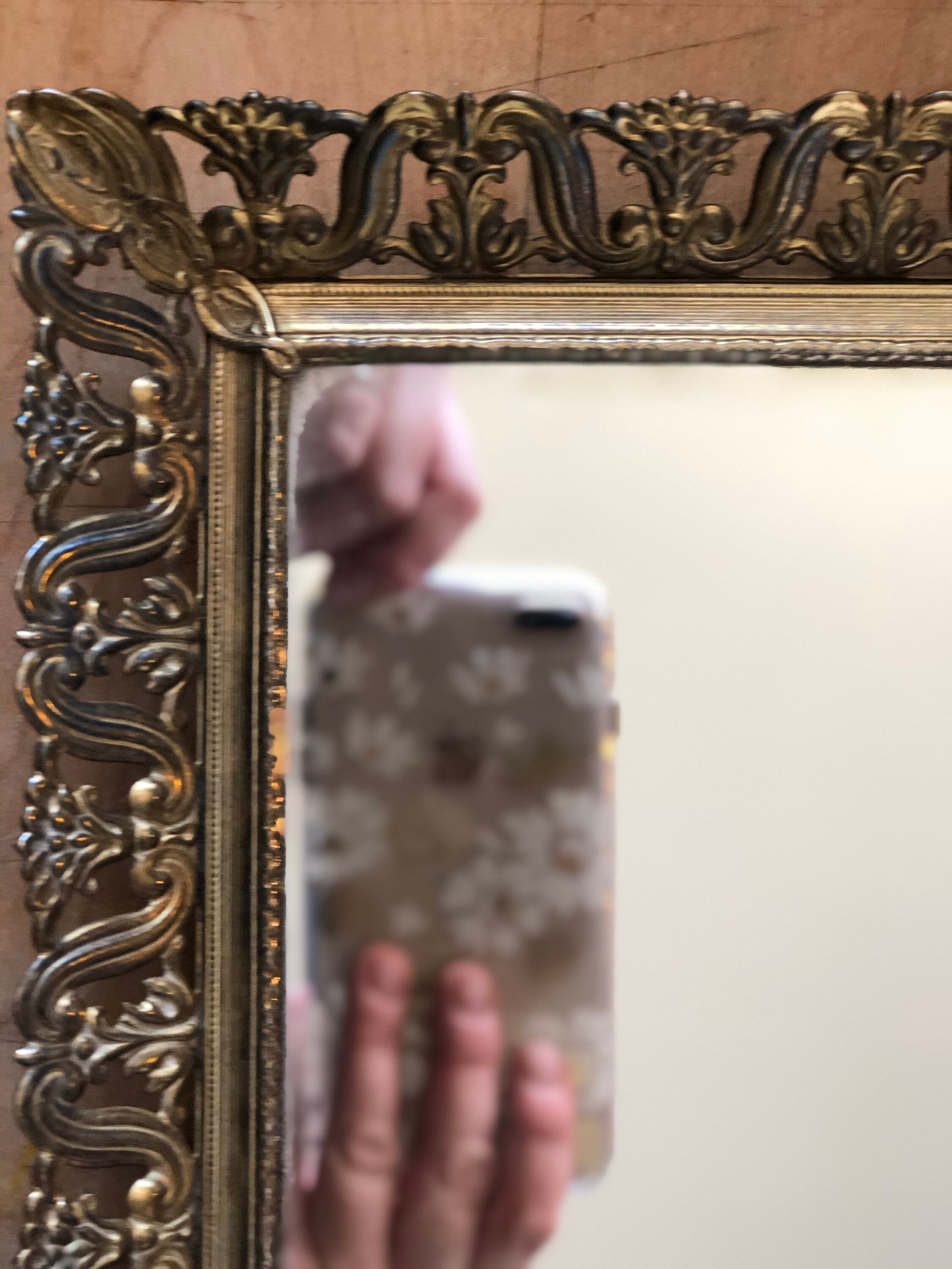 Vintage Mirrored Vanity Tray Mirror Perfume Tray Metal Etsy