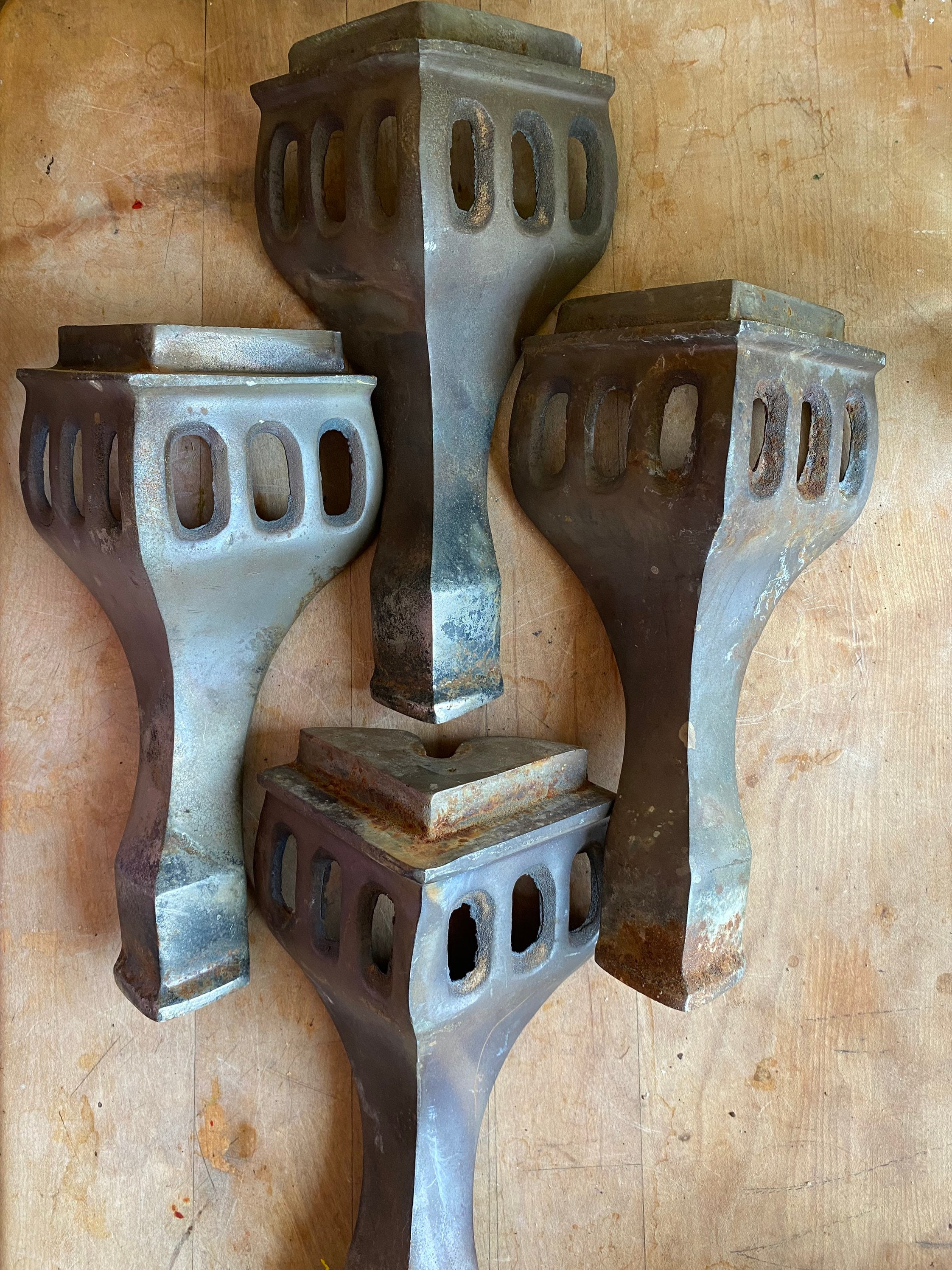 Antique Vintage Furniture Leg Set. Cast Iron. Salvage Stove Etsy