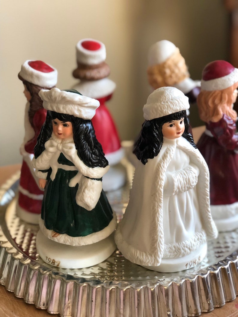 Vintage Set of House of Lloyd Porcelain Girl Figurines Etsy