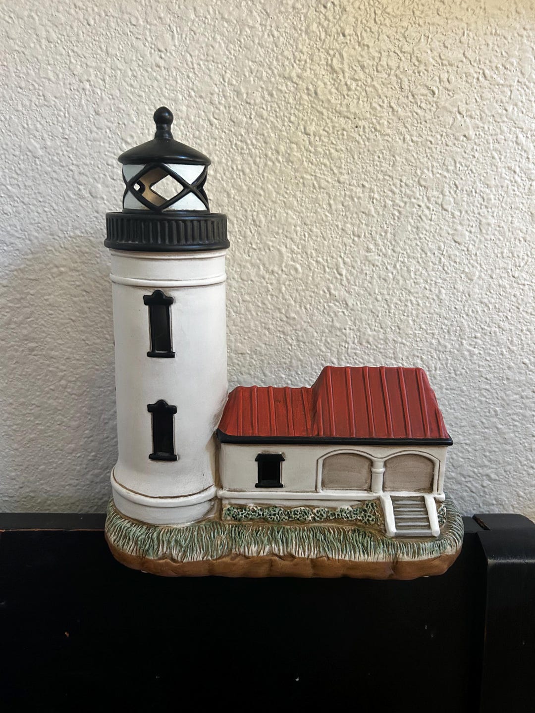 1993 Lefton Lighted Admiralty Head 1903 Ceramic Lighthouse #01126 9.5 ...