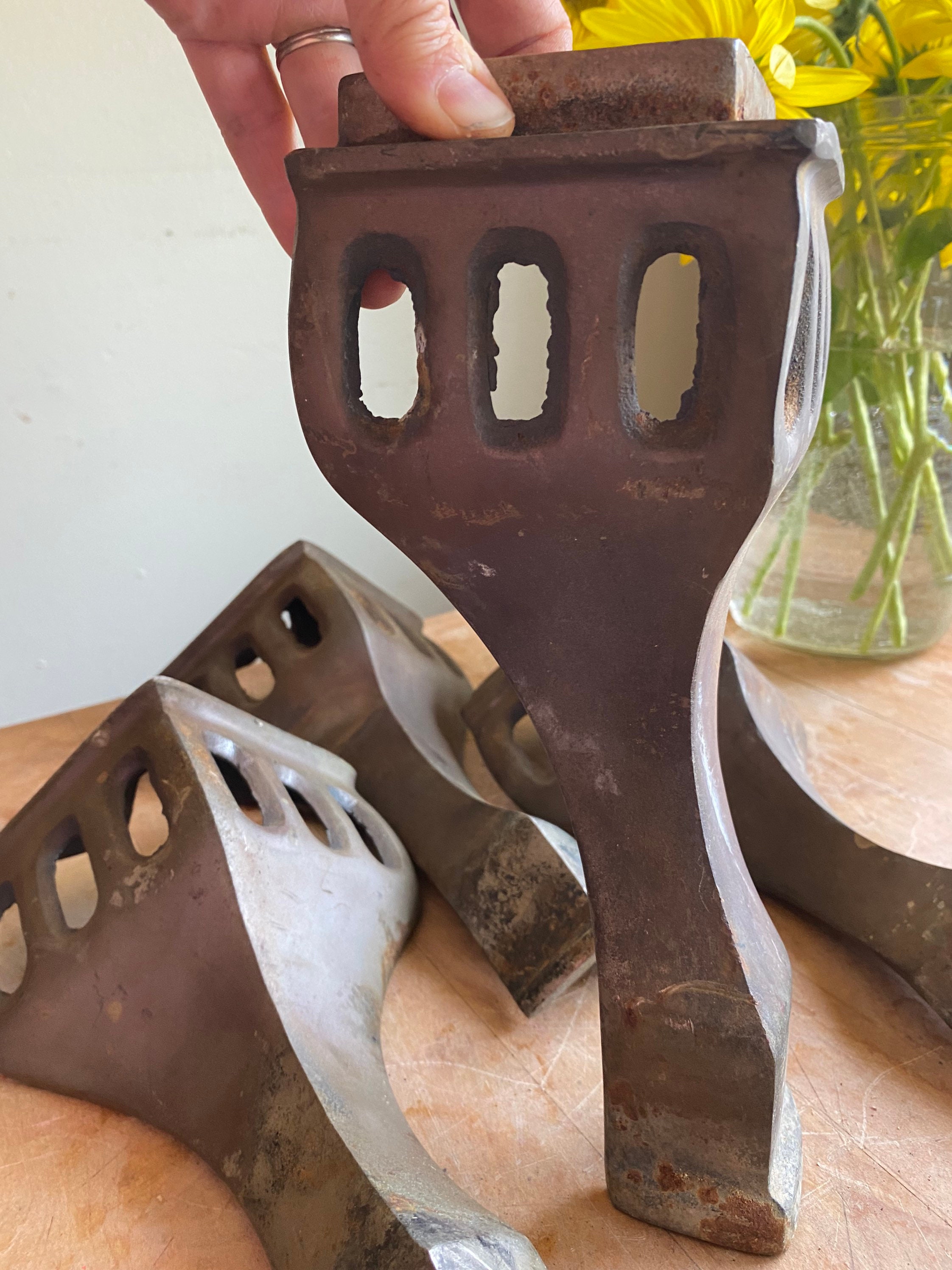 Antique Vintage Furniture Leg Set. Cast Iron. Salvage Stove Etsy