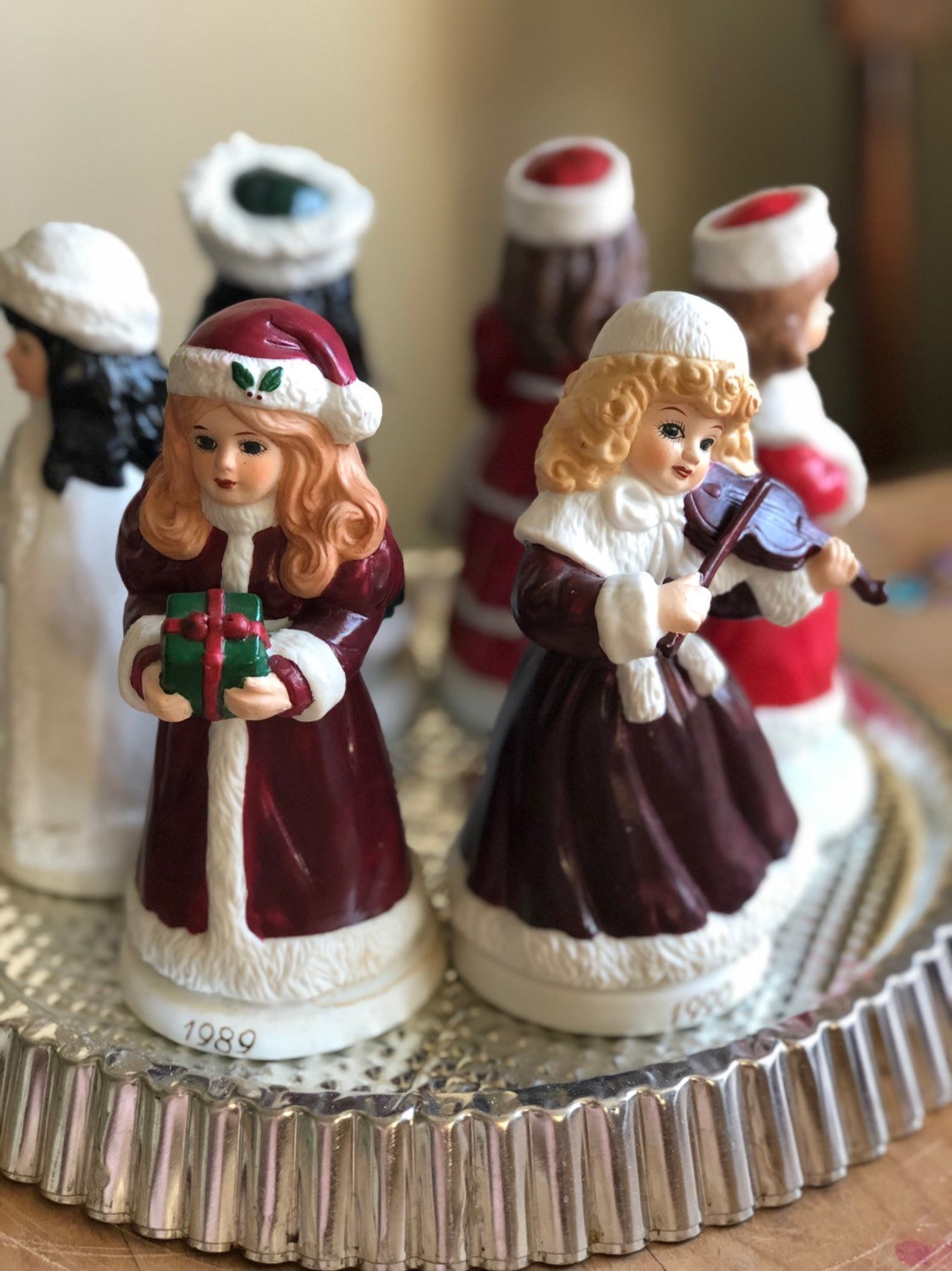 Vintage Set of House of Lloyd Porcelain Girl Figurines Etsy