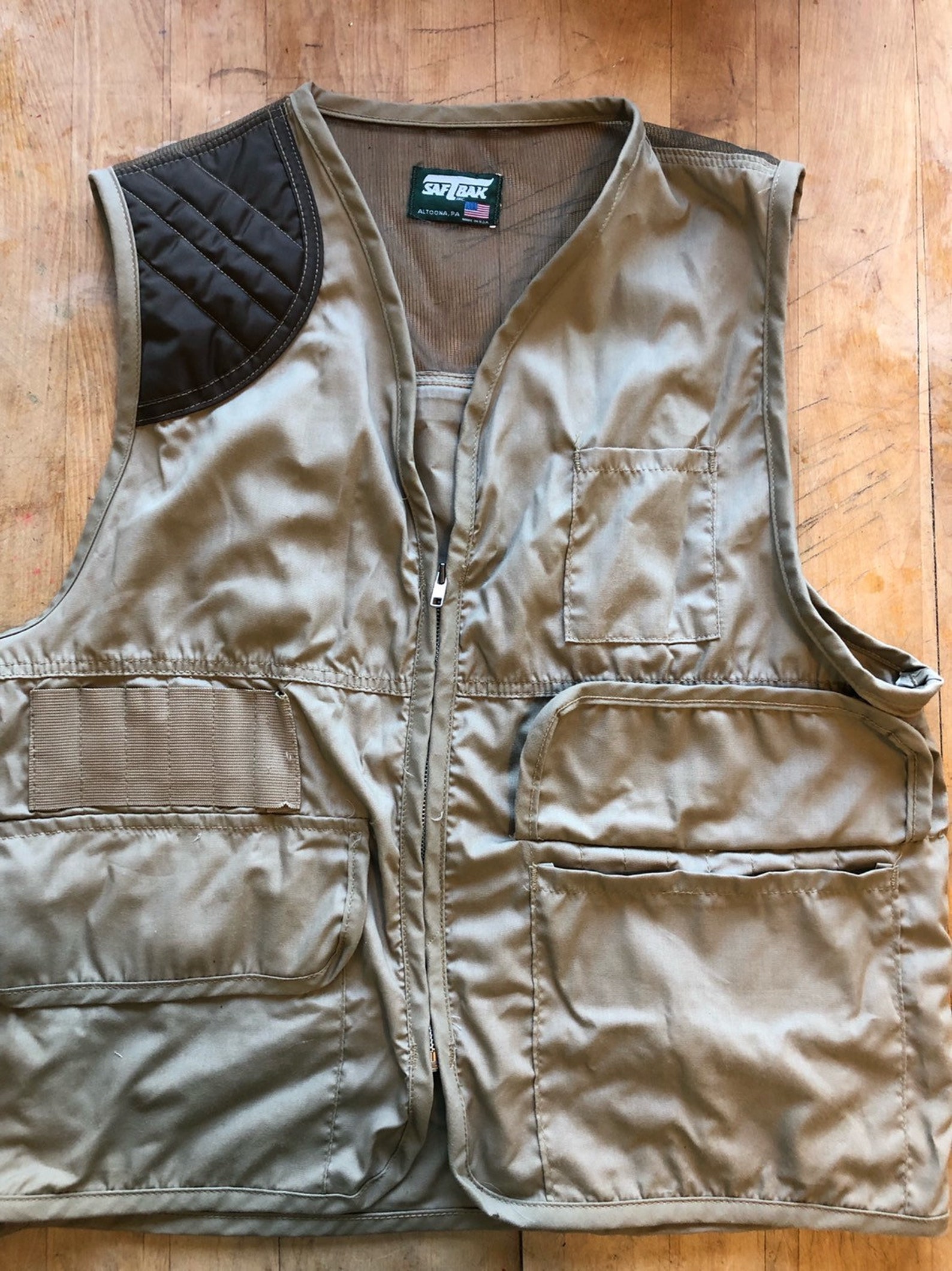 True vintage upland game hunting vest by SafTBack Etsy