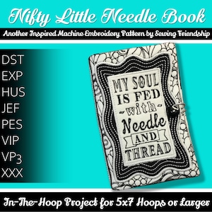 In the Hoop Needle Book Machine Embroidery Design