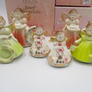 Choice of Josef Originals Birthday Angels, Mint in Box, New Baby, 3, 5, 6