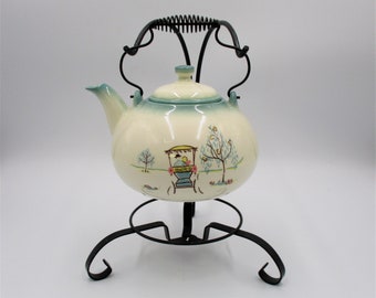 Brock of California Forever Yours Teapot / Kettle with Stand