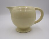 Homer Laughlin Vintage Fiesta Ivory Ice Lip Pitcher