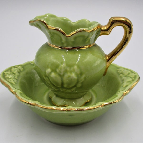 Miniature Pitcher and Wash Basin Etsy