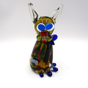 Vintage Murano Dog Sculpture.   Please READ description.